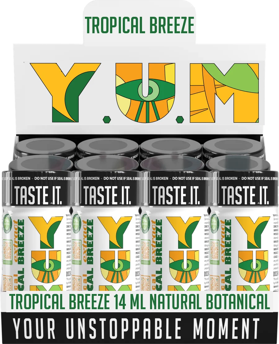 YUM Tropical Breeze 14 mL — Full box of 12