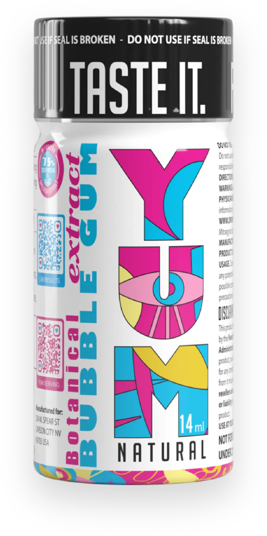 YUM Classic 14 mL bottle