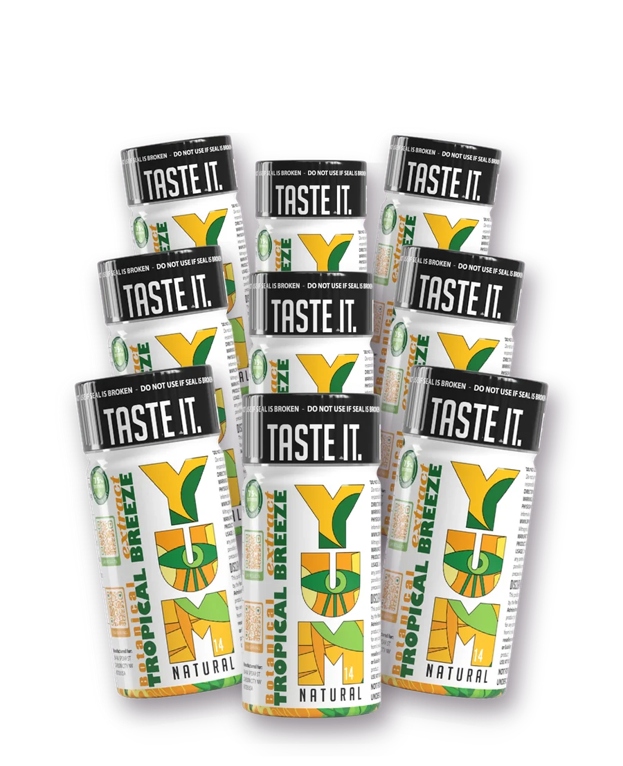 YUM Tropical Breeze 14 mL — 9 bottles
